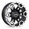 Aro 17x9" 12x114.3/135 ET-12 CB87.1 Negro Mate Maquinado