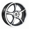Aro 17x7" 10x114.3/120 ET40 CB73.1 Negro Maquinado con Labio Pulido