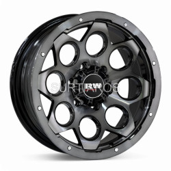 Aro 17x9" 6x139.7 ET0 CB110.5 Negro con Cara Negra Maquinada