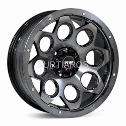 Aro 17x9" 6x114.3 ET0 CB66.1 Negro con Cara Negra