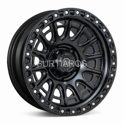 Aro 17x9" 5x139.7 ET-12 CB110.1 Negro Mate con Remaches