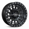 Aro 17x9" 5x139.7 ET-12 CB110.1 Negro Mate con Remaches