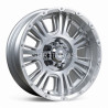 Aro 15x7" 5x114.3 ET0 CB73.1 Plata Mate con Remaches