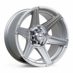 Aro 15x8" 5x114.3 ET-10 CB73.1 Plata Mate