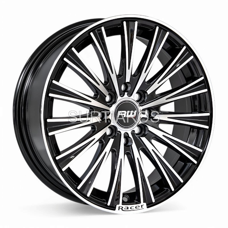 Aro 15x6.5" 8x100/114.3 ET35 CB73.1 Negro Maquinado