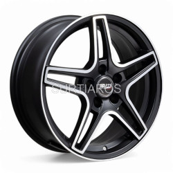 Aro 16x6.5" 5x105 ET31 CB56.6 Negro Mate Maquinado