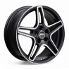 Aro 16x6.5" 5x105 ET31 CB56.6 Negro Mate Maquinado