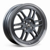 Aro 16x5.5" 4x100 ET43 CB73.1 Gris Oscuro con Labio Pulido