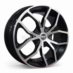 Aro 22x9.5" 5x114.3 ET15 CB73.1 Negro Mate Maquinado