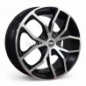 Aro 22x9.5" 5x114.3 ET15 CB73.1 Negro Mate Maquinado