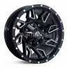 Aro 16x8.5" 6x139.7 ET0 CB110.1 Negro Fresado