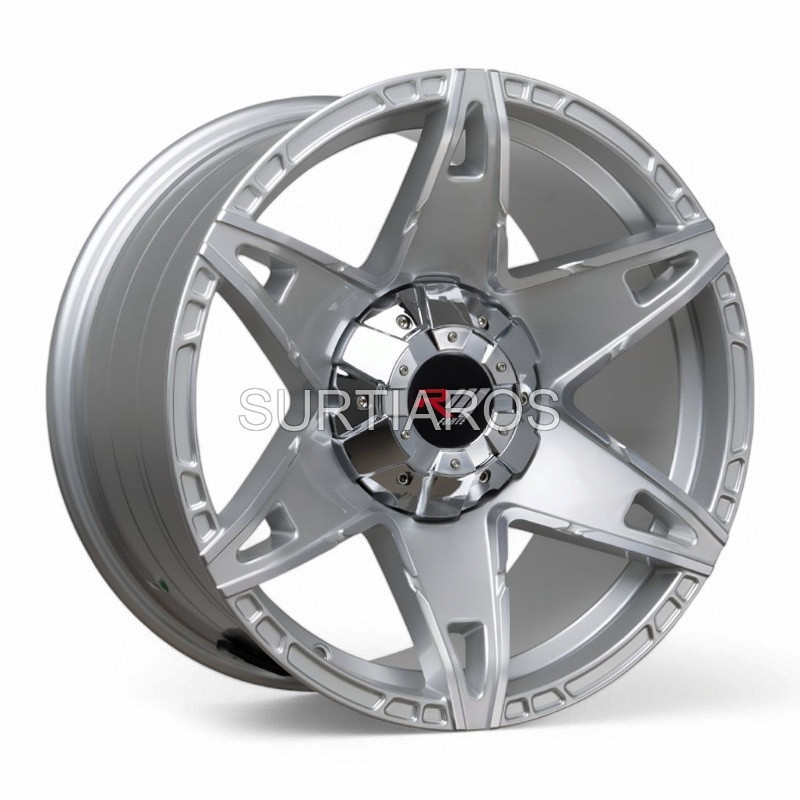 Aro 17x9" 12x135/139.7 ET-12 CB110.5 Plata Mate