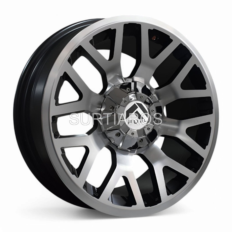Aro 17x9" 12x135/139.7 ET-12 CB110.5 Negro Mate Maquinado