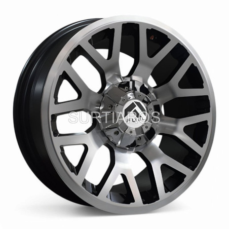 Aro 17x9" 12x135/139.7 ET-12 CB110.5 Negro Mate Maquinado