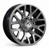 Aro 17x9" 12x135/139.7 ET-12 CB110.5 Negro Mate Maquinado