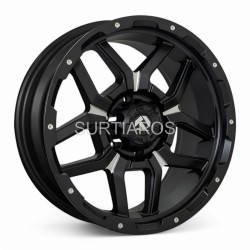Aro 20x9" 6x139.7 ET10 CB110.1 Negro Mate Fresado