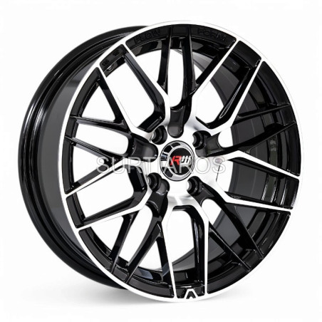 Aro 15x7" 4x100 ET35 CB73.1 Negro Maquinado