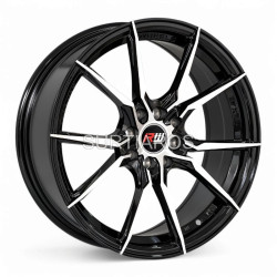 Aro 17x7.5" 8x100/114.3 ET40 CB73.1 Negro Maquinado