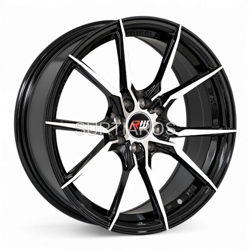 Aro 17x7.5" 8x100/114.3 ET40 CB73.1 Negro Maquinado
