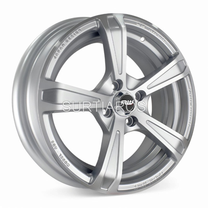 Aro 16x7" 4x100 ET35 CB73.1 Plata Mate