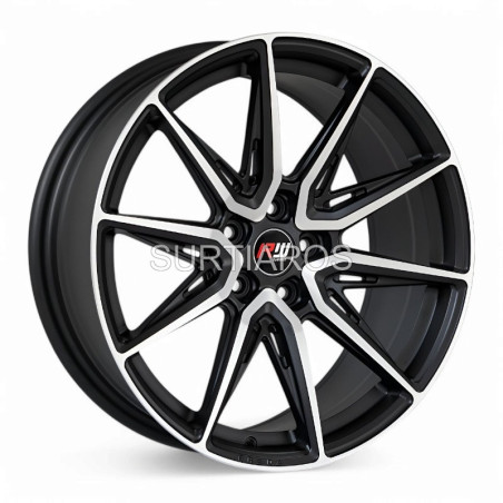 Aro 19x9" 5x112 ET35 CB66.6 Negro Mate Maquinado