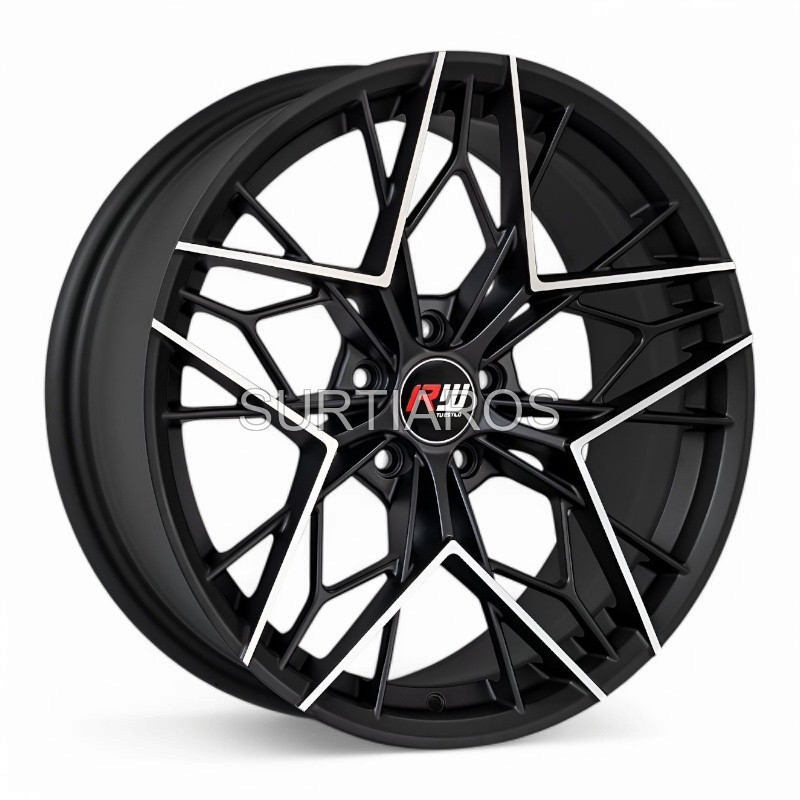 Aro 19x9.5" 5x112 ET40 CB66.6 Negro Mate Maquinado