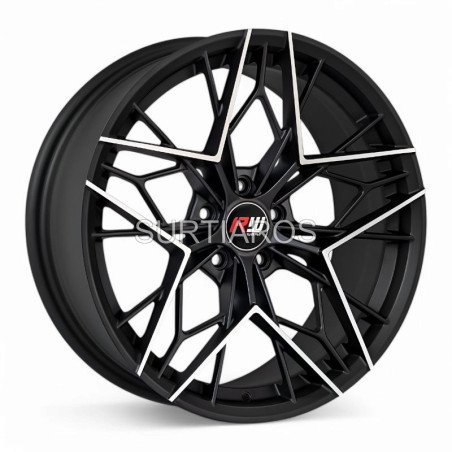Aro 19x9.5" 5x112 ET40 CB66.6 Negro Mate Maquinado