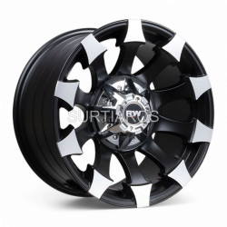Aro 17x9" 6x135 ET0 CB87.1 Negro Mate Maquinado