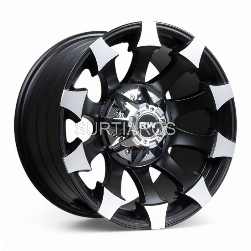 Aro 17x9" 6x135 ET0 CB87.1 Negro Mate Maquinado