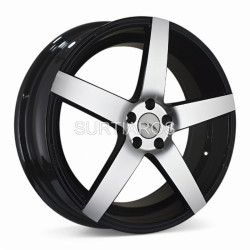 Aro 20x8.5" 5x112 ET35 CB66.6 Negro Maquinado