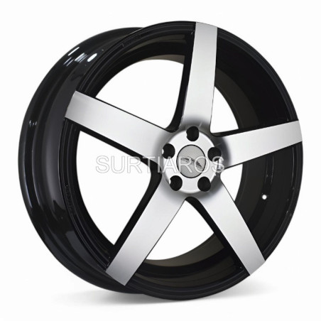 Aro 20x8.5" 5x112 ET35 CB66.6 Negro Maquinado