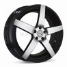 Aro 20x8.5" 5x112 ET35 CB66.6 Negro Maquinado