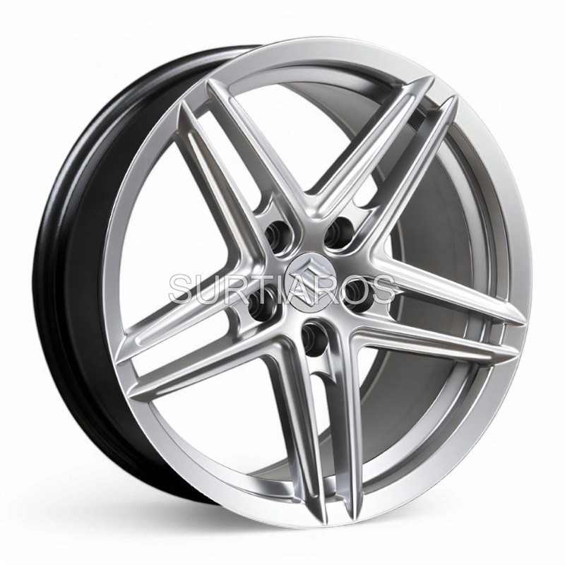 Aro 17x7.5" 5x114.3 ET35 CB60.1 Hiper Plateado