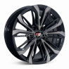 Aro 17x7.5" 5x114.3 ET30 CB73.1 Negro Maquinado