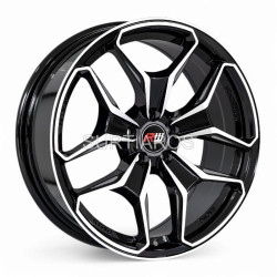 Aro 18x8" 5x100 ET35 CB73.1 Negro Maquinado