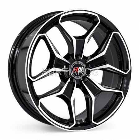 Aro 18x8" 5x100 ET35 CB73.1 Negro Maquinado