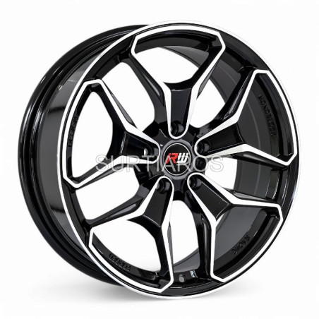 Aro 18x8" 5x112 ET35 CB73.1 Negro Maquinado