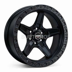 Aro 17x9" 6x114.3 ET0 CB83.7 Negro Mate