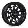 Aro 17x9" 6x114.3 ET0 CB83.7 Negro Mate con Remaches