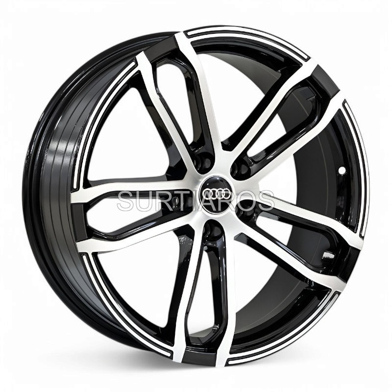 Aro 19x8.5" 5x112 ET28 CB66.6 Negro Maquinado