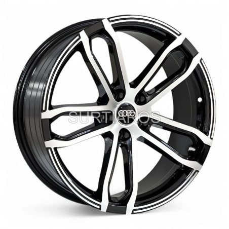 Aro 19x8.5" 5x112 ET28 CB66.6 Negro Maquinado