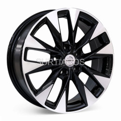 Aro 17x6.5" 5x114.3 ET45 CB66.1 Negro Maquinado