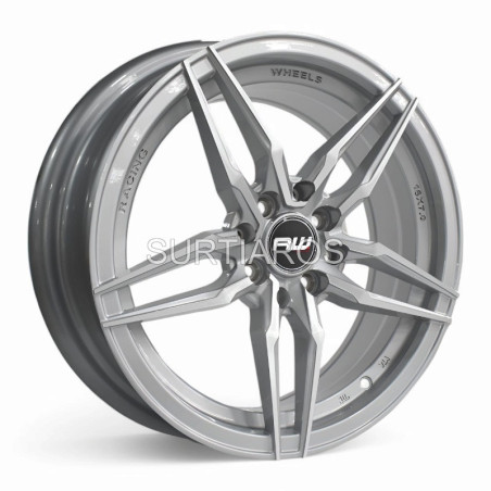 Aro 16x7" 8x100/114.3 ET38 CB73.1 Plata Mate