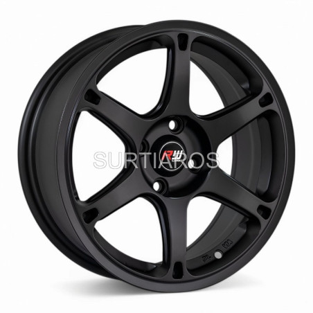 Aro 15x7" 4x100 ET30 CB73.1 Negro Mate