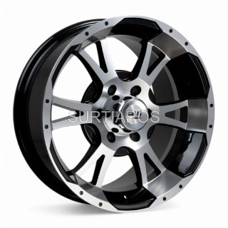 Aro 18x8.5" 6x139.7 ET10 CB110 Negro Maquinado