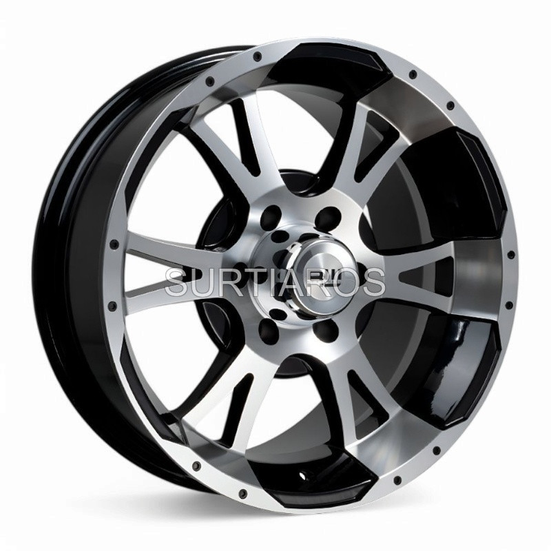 Aro 18x8.5" 6x139.7 ET10 CB110 Negro Maquinado