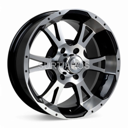 Aro 18x8.5" 6x139.7 ET10 CB110 Negro Maquinado