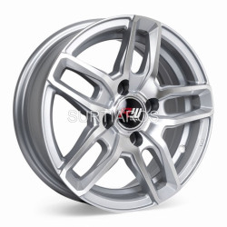 Aro 13x5.5" 4x100 ET25 CB73.1 Plateado Maquinado