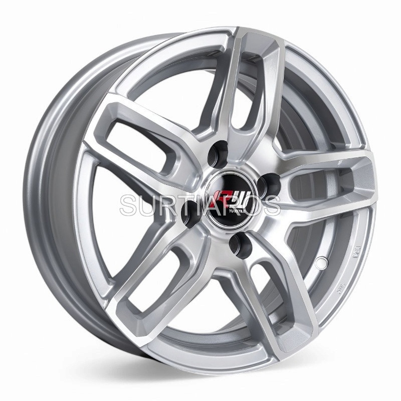 Aro 13x5.5" 4x100 ET25 CB73.1 Plateado Maquinado