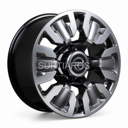Aro 17x8" 6x139.7 ET10 CB110.5 Hiper Negro